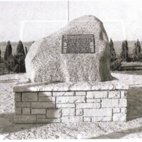 Historical Marker at the Site of Lincoln's First Home in Illinois.