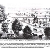 Stock farm and Residence of W.L. Whitley Sec.28 T.16 R.1