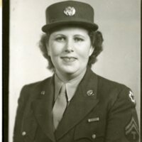 Photo Helen E. Acorm in Uniform, 1/11/1944.